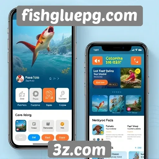 Interface do usuário e navegação no fishgluepg